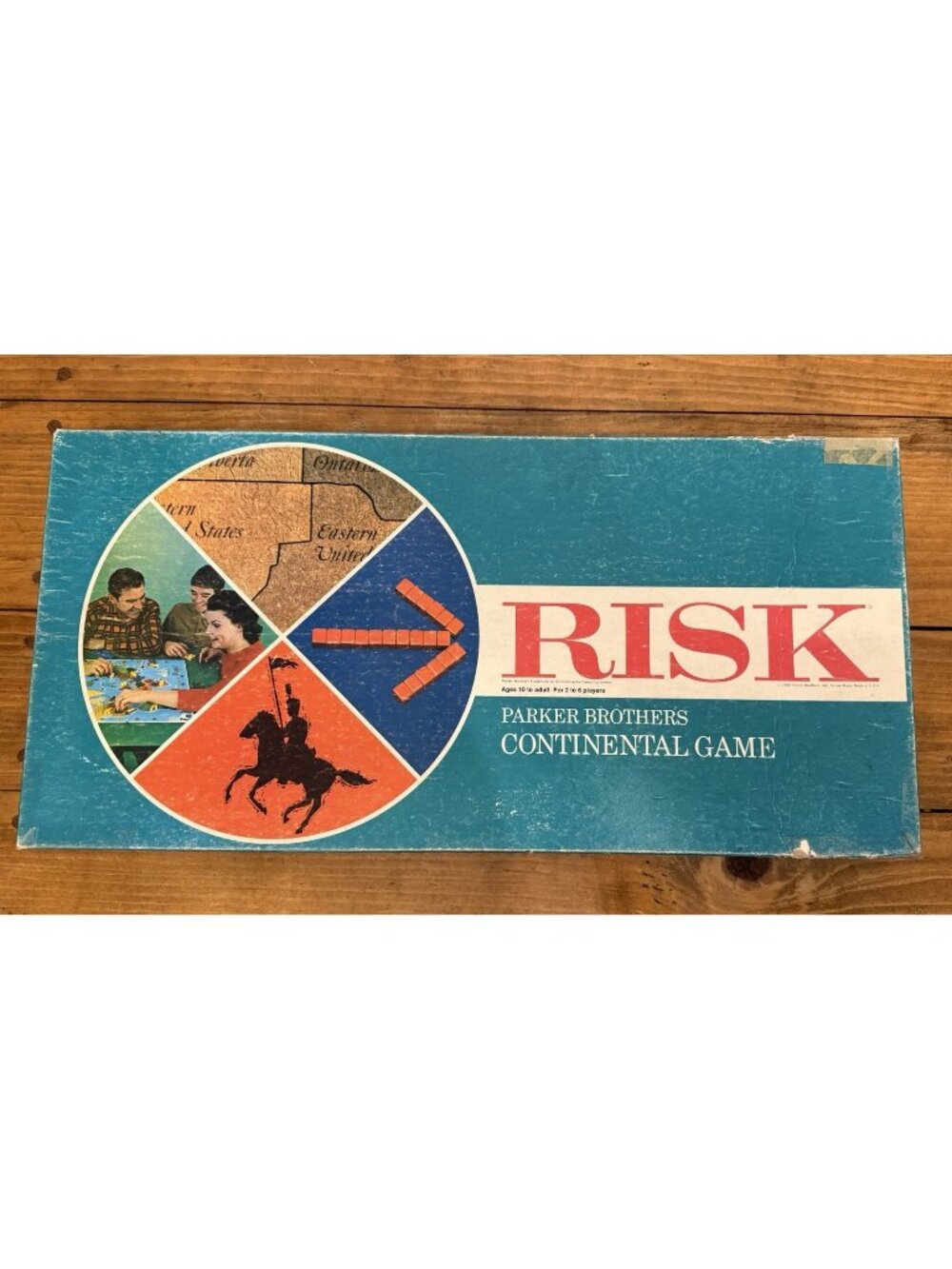 Vintage 1968 Risk Continental Board Game Parker Brothers Classic Family Fun MCM
